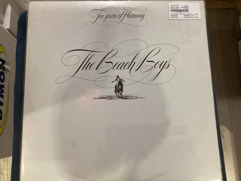 THE BEACH BOYS = TEN YEARS OF HARMONY (CDA 1981) (USED)