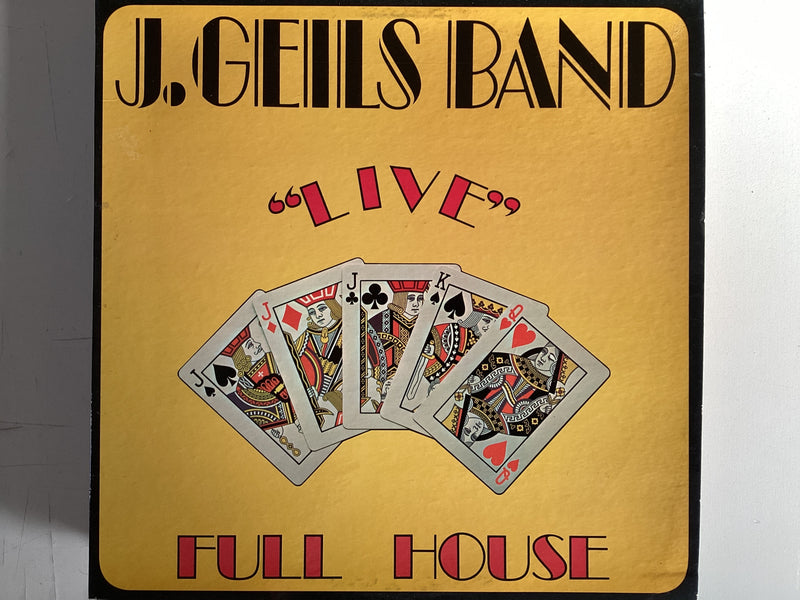 THE J. GEILS BAND = “LIVE” FULL HOUSE (USA 1972) (USED)