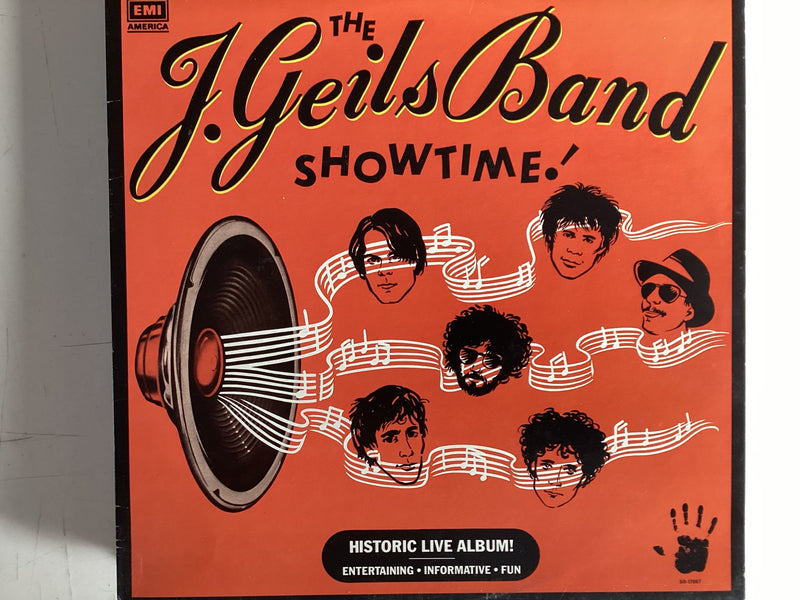 THE J. GEILS BAND = SHOWTIME (CDA 1982) (USED)