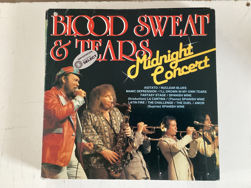 BLOOD, SWEAT & TEARS = MIDNIGHT CONCERT (SCAN 1971) (USED)