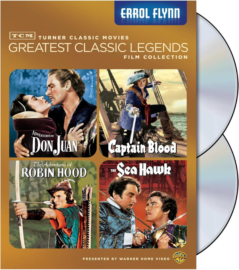 TCM GREATEST CLASSIC LEGENDS : ERROL FLYNN (USED DVD)