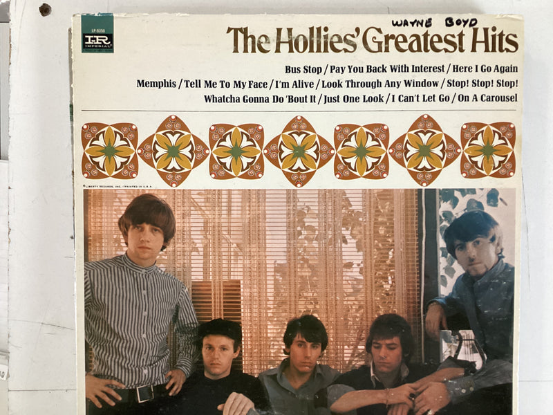 THE HOLLIES = GREATEST HITS (USA 1967) (USED)