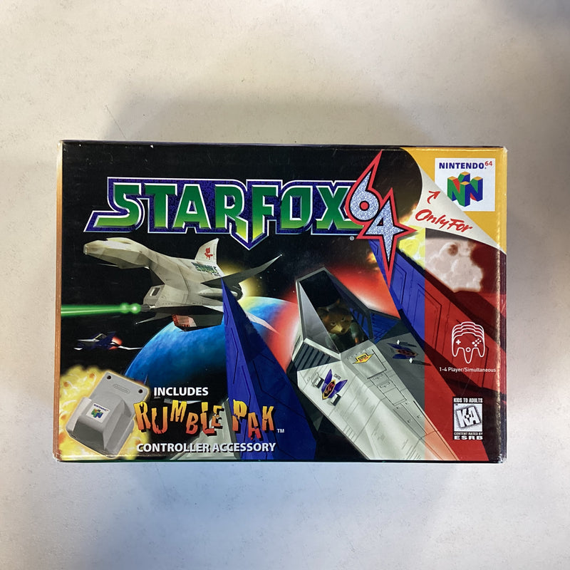 STAR FOX 64 (BOX & MANUAL ONLY) (NINTENDO 64) (USED)