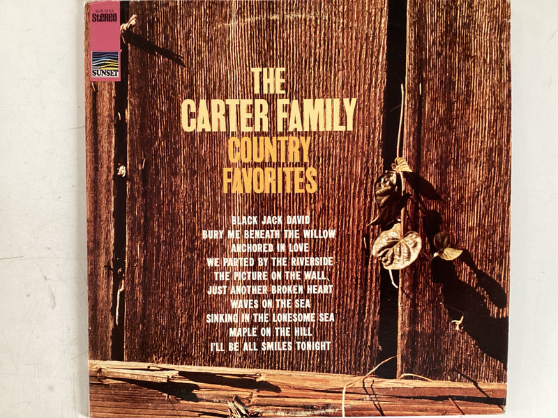 THE CARTER FAMILY = COUNTRY FAVORITES (USA 1968) (USED)