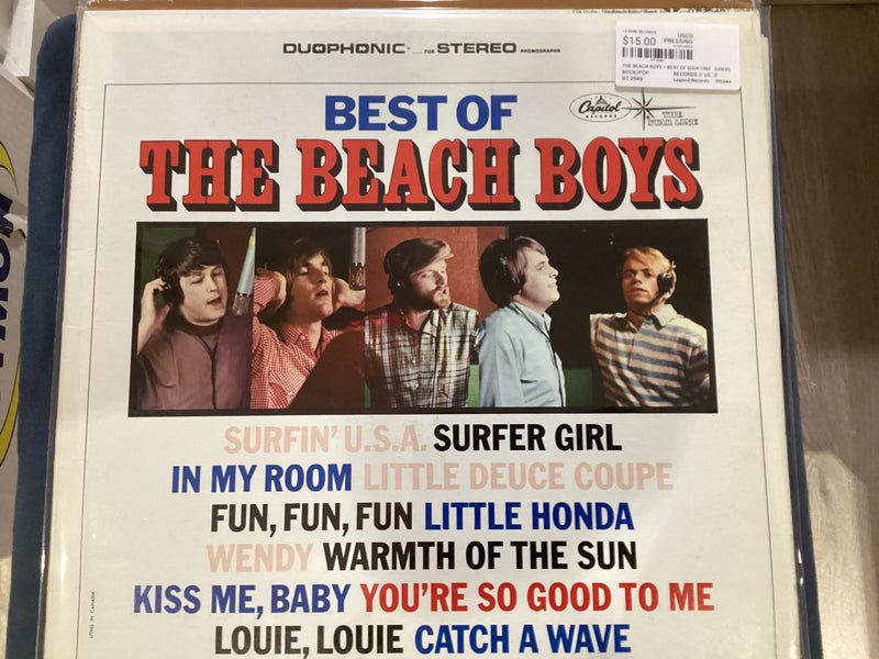 THE BEACH BOYS = BEST OF (CDA 1966) (USED)