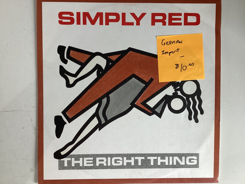 SIMPLY RED = THE RIGHT THING (GER 1987) (USED)