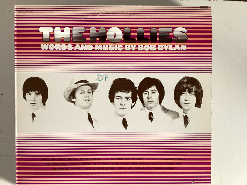 THE HOLLIES = WORDS AND MUSIC BNY BOB DYLAN (CDA 1969) (USED)