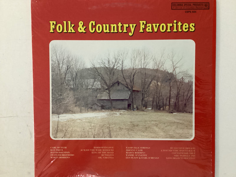 VARIOUS = FOLK & COUNTRY FAVORITES (CDA 1970s) (USED)