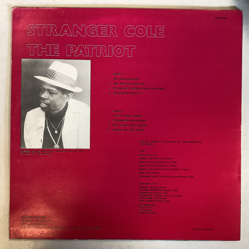 STRANGER COLE = PATRIOT (CDN) (USED)