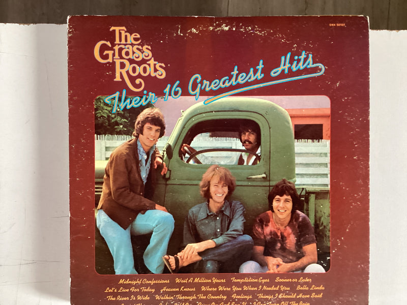 THE GRASS ROOTS = THEIR 16 GREATEST HITS (USA 1971) (USED)