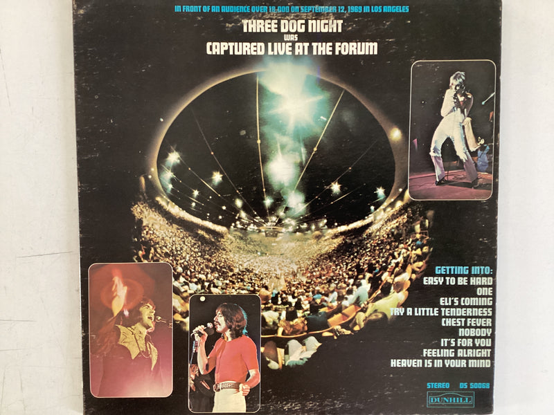 THREE DOG NIGHT = LIVE AT THE FORUM (CDA 1969) (USED)