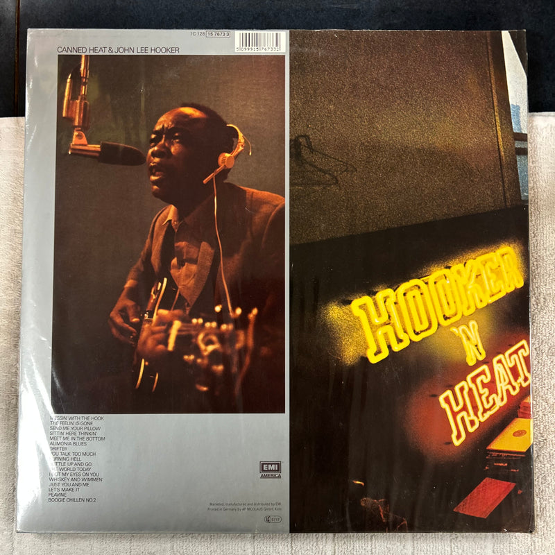 CANNED HEAT & JOHN LEE HOOKER = HOOKER 'N' HEAT (GERMANY 1980'S REISSUE) (SEALED)