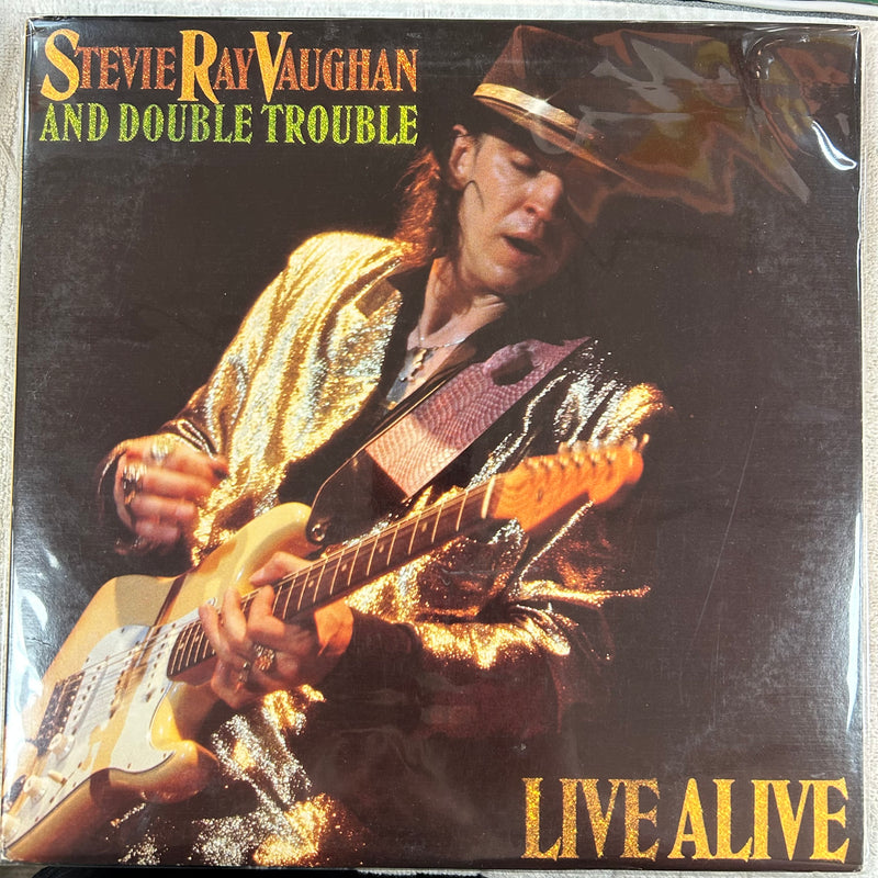 VAUGHAN, STEVIE RAY & DOUBLE TROUBLE = LIVE ALIVE (US 1986) (USED)