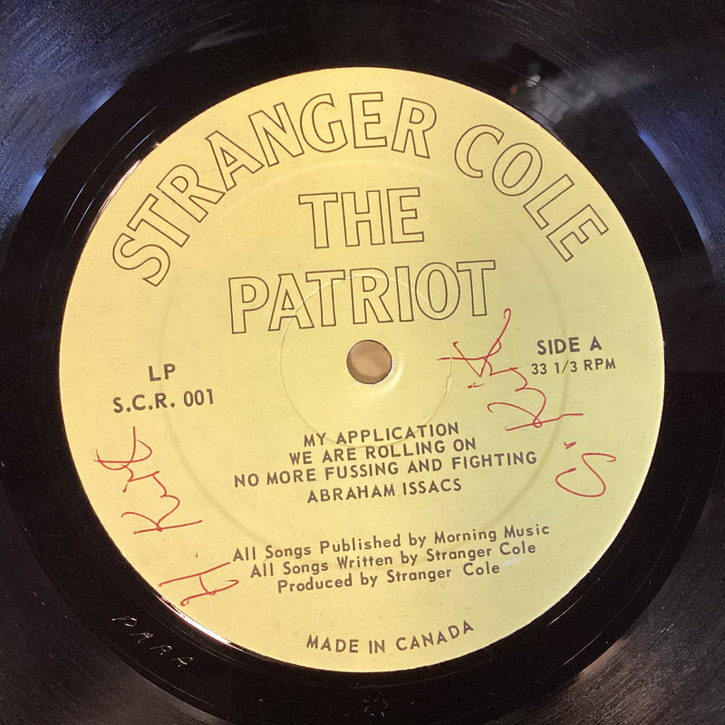 STRANGER COLE = PATRIOT (CDN) (USED)