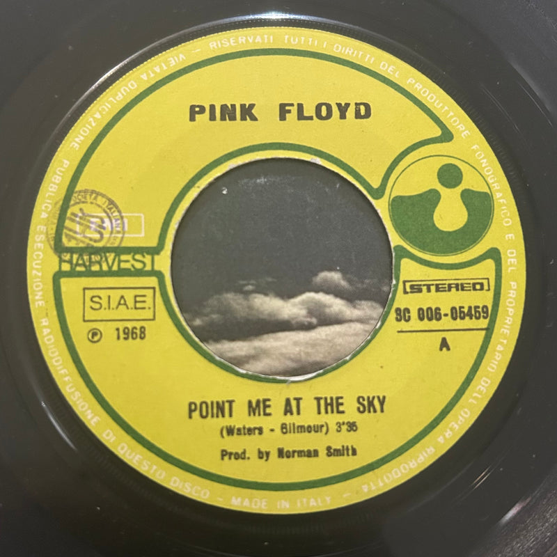 PINK FLOYD = POINT ME AT THE SKY (7 IN./ITALY) (USED)