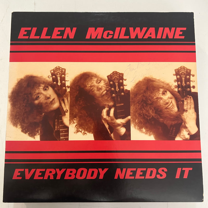 MCILWAINE, ELLEN / BRUCE, JACK = EVERYBODY NEEDS IT (US 1982) (USED) (SIGNED)