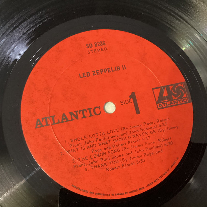 LED ZEPPELIN = II (CDN 1969/RED ATLANTIC) (USED)