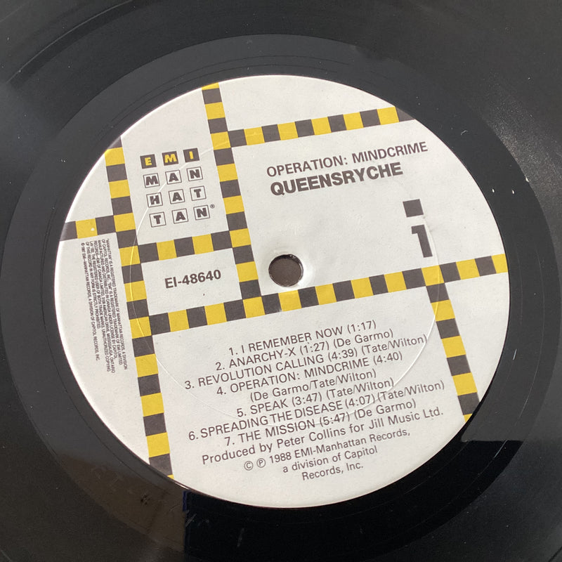 QUEENSRYCHE = OPERATION: MINDCRIME (CDN 1988) (USED)