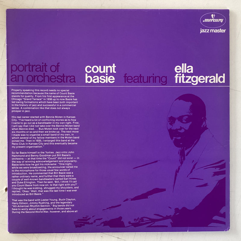 COUNT BASIE W/ FITZGERALD, ELLA = PORTRAIT OF AN ORCHESTRA (EU 70S) (USED)