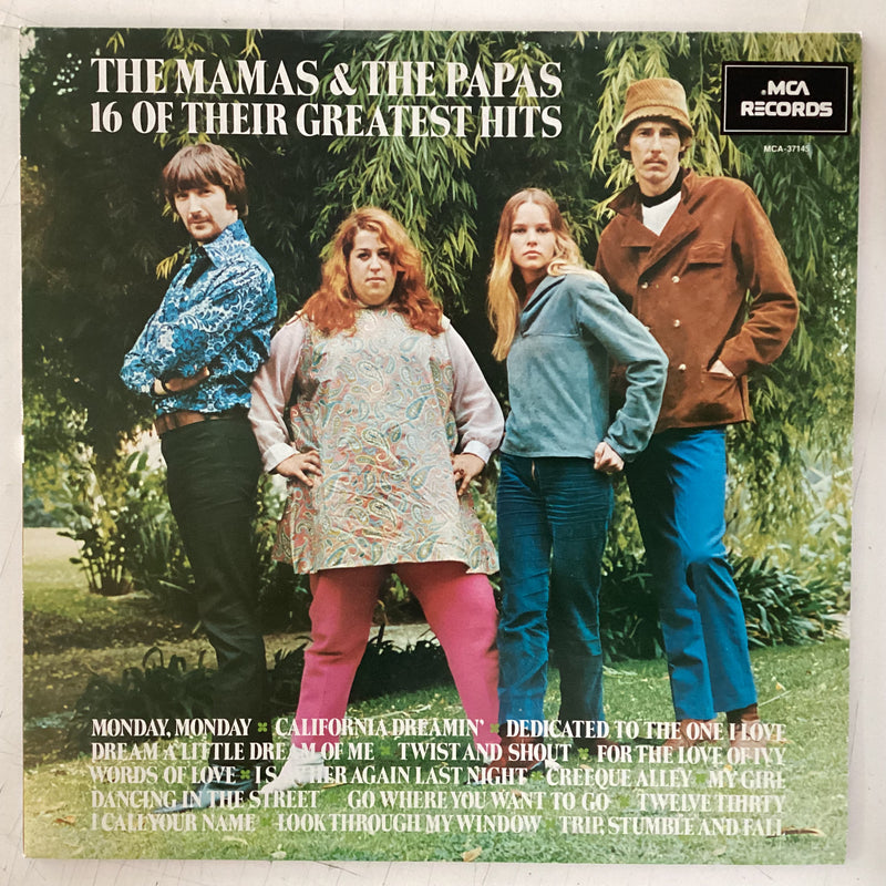 MAMAS & THE PAPAS = 16 OF THEIR GREATEST HITS (CDN 1970S) (USED)