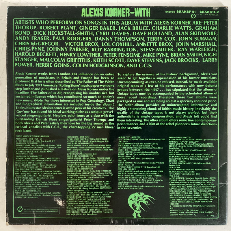 KORNER, ALEXIS = BOOTLEG HIM! (UK 1972) (USED)