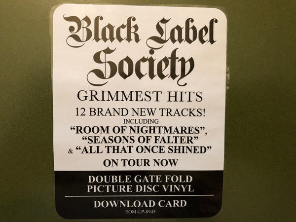 BLACK LABEL SOCIETY = GRIMMEST HITS (2LP/PD)