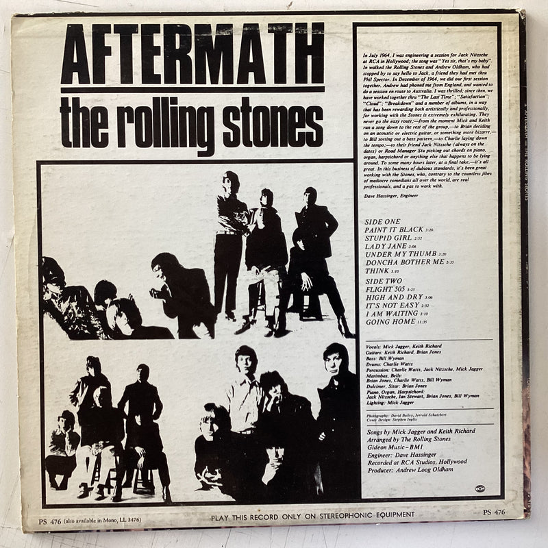 ROLLING STONES = AFTERMATH (STEREO/CDN 1969 REISSUE) (USED)