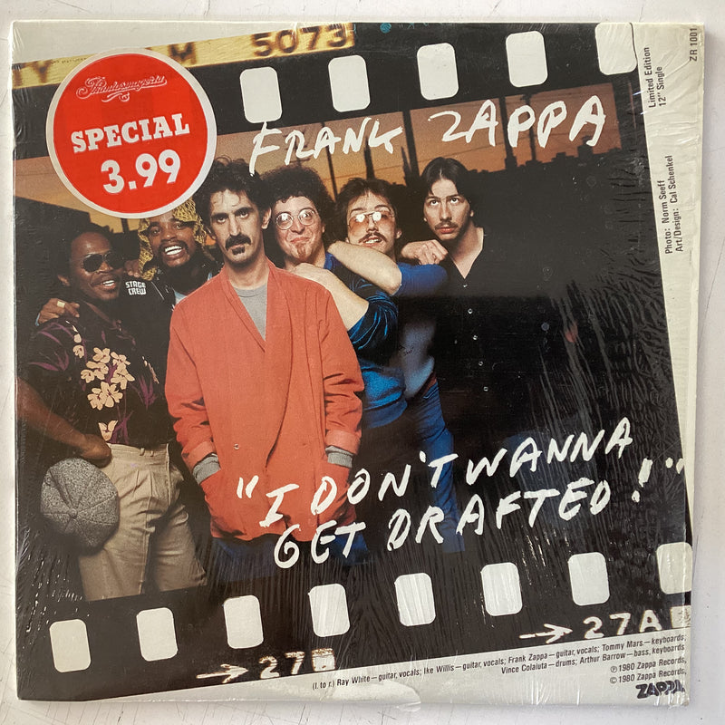 ZAPPA, FRANK = I DON’T WANNA GET DRAFTED! (12 IN./CDN 1980) (USED)