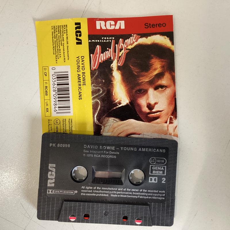 BOWIE, DAVID = YOUNG AMERICANS (CASSETTE) (GERMANY 1984) (USED)