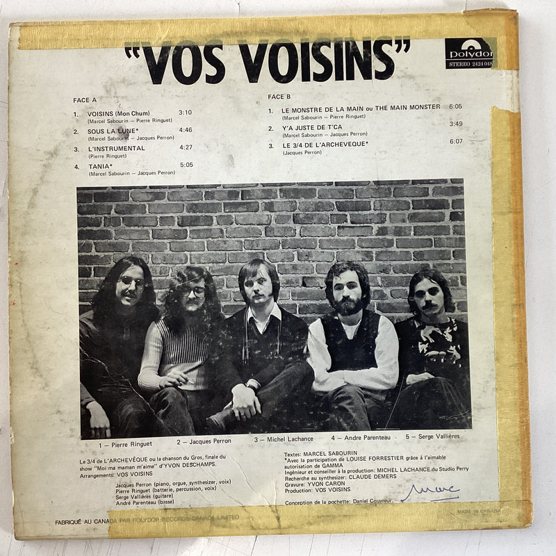 VOS VOISINS = VOS VOISINS (CDN 1971) (USED)