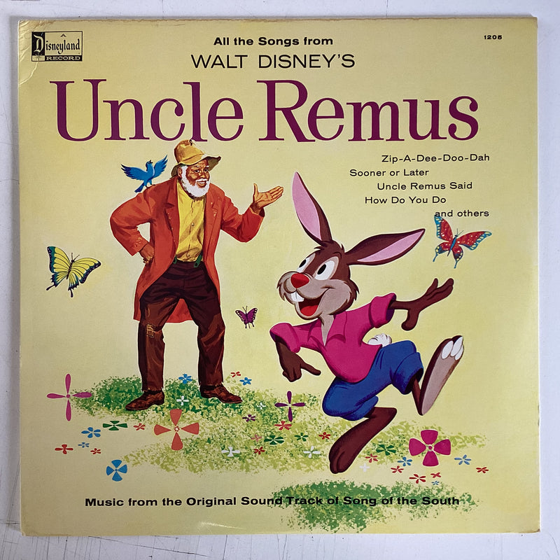 WALT DISNEY’S UNCLE REMUS: SOUNDTRACK TO SONG OF THE SOUTH (OST) (CDN 1959 / REISSUE) (USED) (DISNEY)