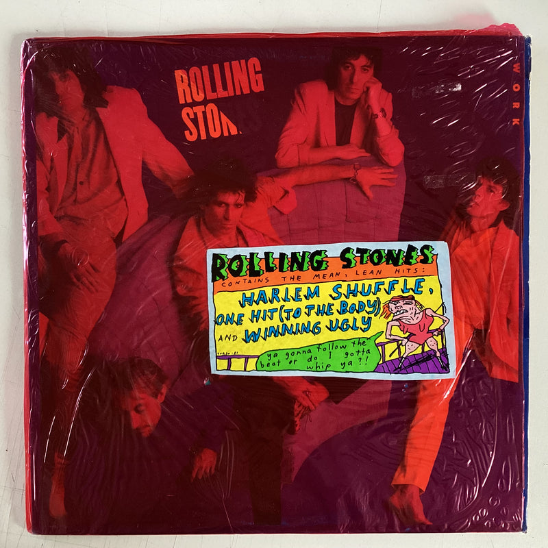 ROLLING STONES = DIRTY WORK (RED SHRINK W/ STICKER) (CDN 1986) (USED)