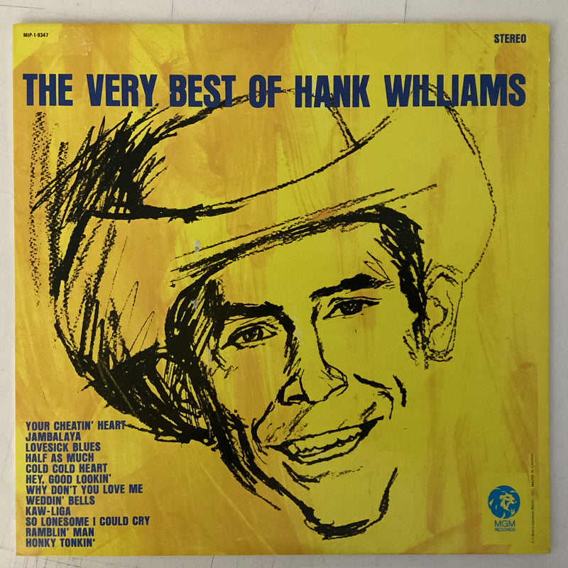 WILLIAMS, HANK = VERY BEST OF (CDN 1970’S REISSUE) (USED)