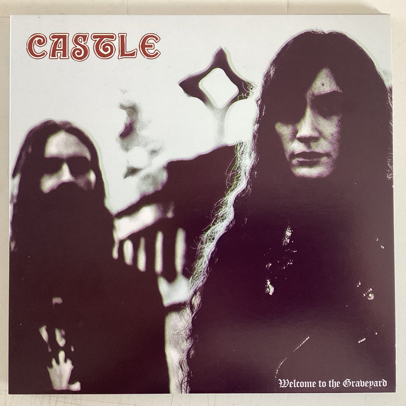 CASTLE = WELCOME TO THE GRAVEYARD (WHITE WAX) (180G) (EU 2016) (USED)