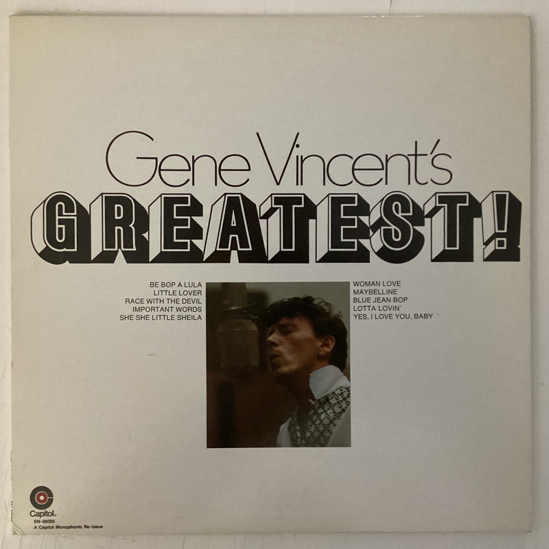 VINCENT, GENE = GREATEST! (CDN 80S) (USED)