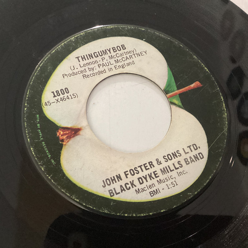 BLACK DYKE MILLS BAND = THINGUMYBOB (7 IN.) (CDN 1968) (USED)