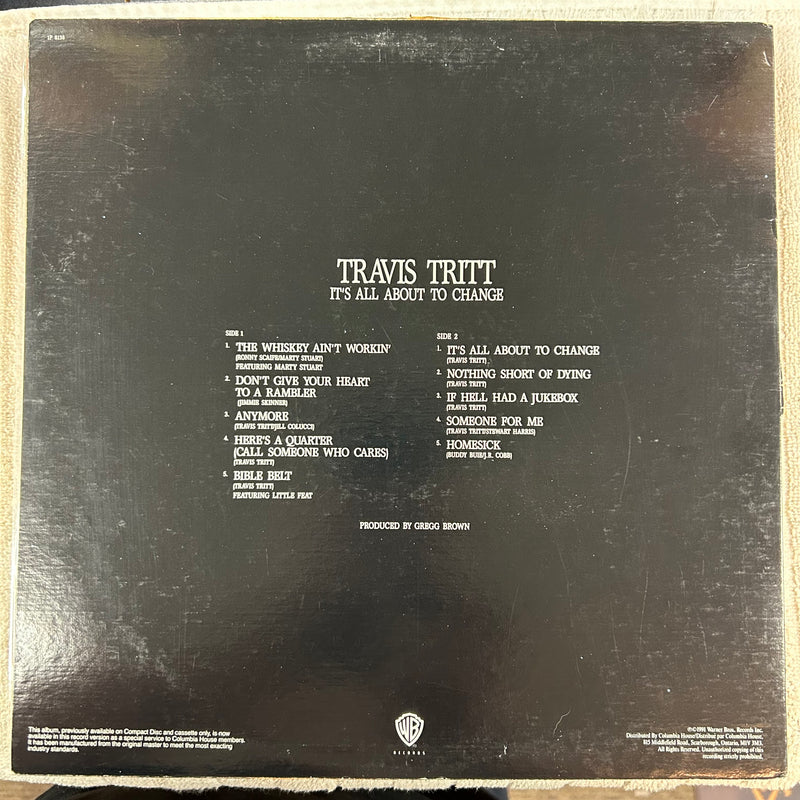 TRITT, TRAVIS = IT'S ALL ABOUT TO CHANGE (CDN 1991) (USED)