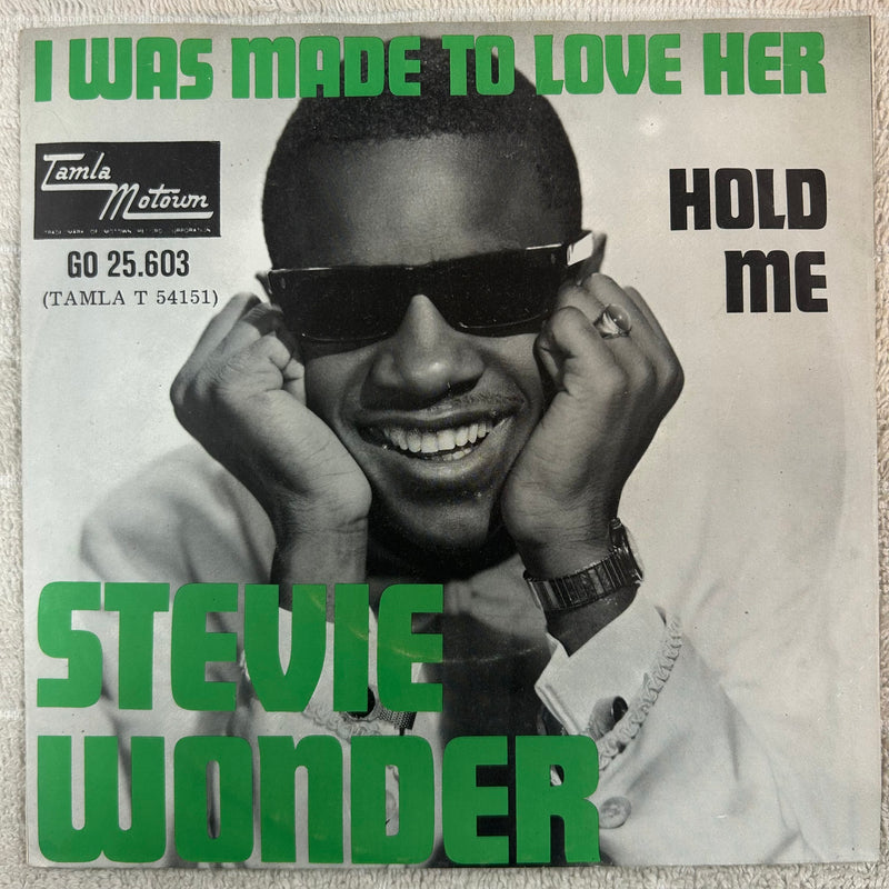 WONDER, STEVIE = I WAS MADE TO LOVE HER (7 IN.) (NETHERLANDS 1967) (USED)